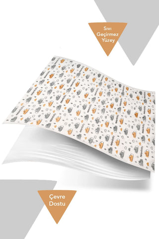 2'li Paket 20 Adet Kullan At Aktivite Örtüsü - Mama Sandalyesi Altı Bebek Ek Gıda Örtüsü Alt Açma