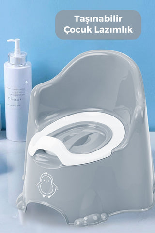 Comfort Taşınabilir Lazımlık – Çocuk Tuvalet Eğitimi Alıştırma Lazımlığı Mavi