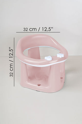 2'li Bebek Banyo Oturağı ve Minder Seti - Vakum Taban Mama Oturağı, Yıkanabilir Oturak Minderi Pembe