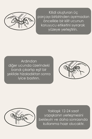 20'li Bebek Çocuk Güvenlik Kilidi Seti - Çok Amaçlı Kilit Dolap Kapak Çekmece Emniyet Kilidi