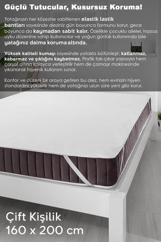 150 Cm Bebek Yatak Bariyeri - Katlanır Güvenlik Bariyeri Çift Kişilik Alez Yatak Koruma